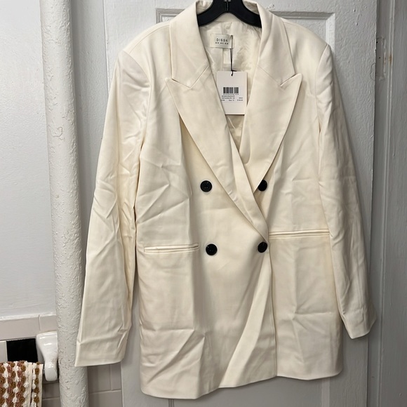 DISSH BECKHAM CREAM BLAZER - Picture 7 of 7